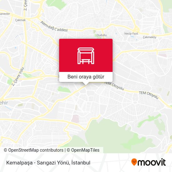 Kemalpaşa - Sarıgazi Yönü harita
