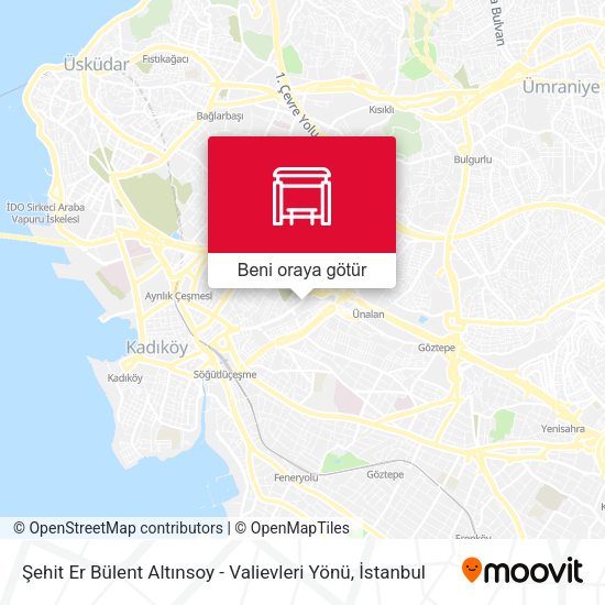 Şehit Er Bülent Altınsoy - Valievleri Yönü harita