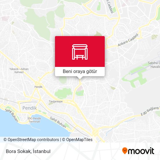 Bora Sokak harita