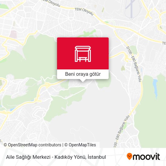 Aile Sağlığı Merkezi - Kadıköy Yönü harita