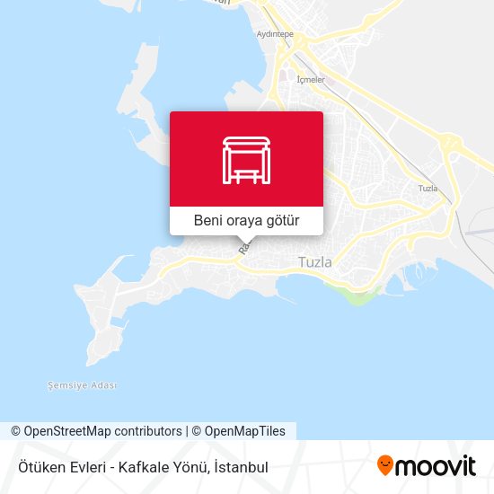 Ötüken Evleri - Kafkale Yönü harita
