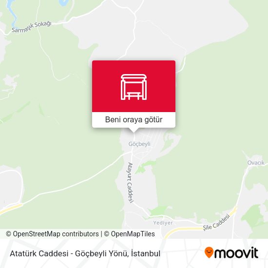 Atatürk Caddesi - Göçbeyli Yönü harita