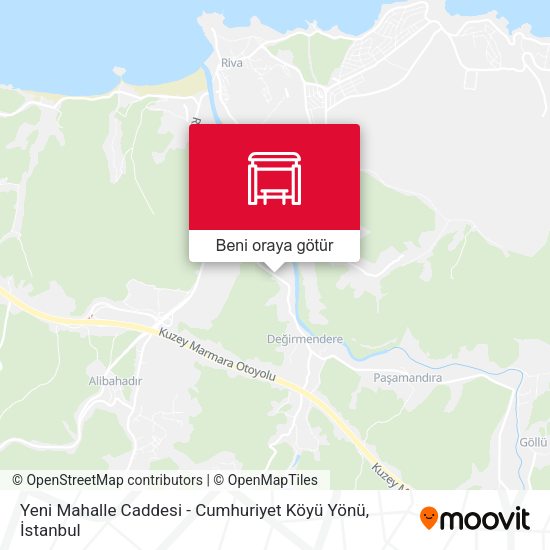 Yeni Mahalle Caddesi - Cumhuriyet Köyü Yönü harita