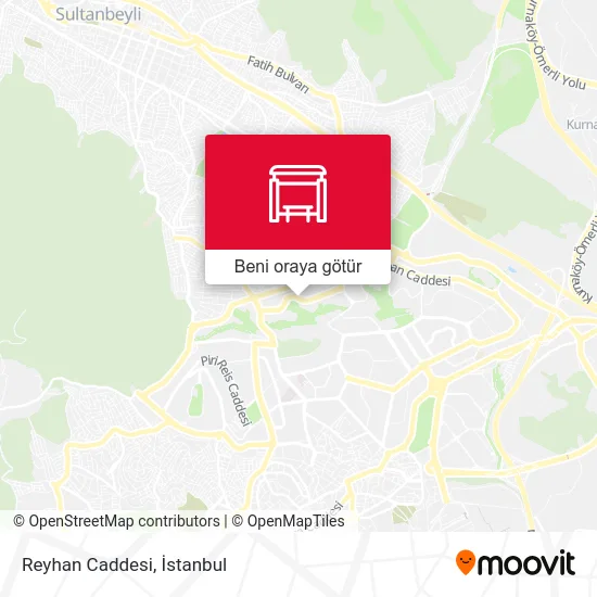 Reyhan Caddesi harita
