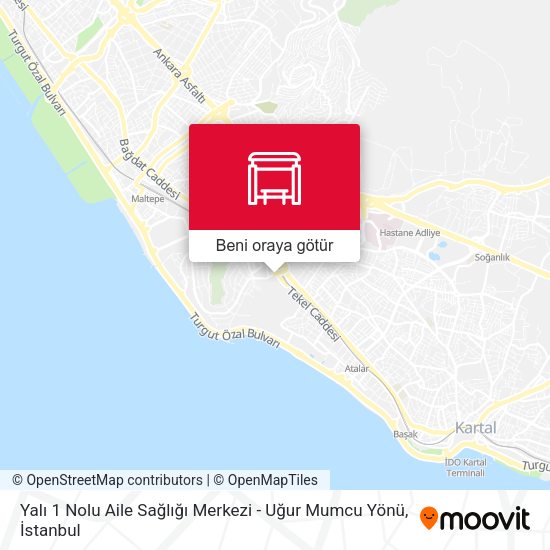 Yalı 1 Nolu Aile Sağlığı Merkezi - Uğur Mumcu Yönü harita