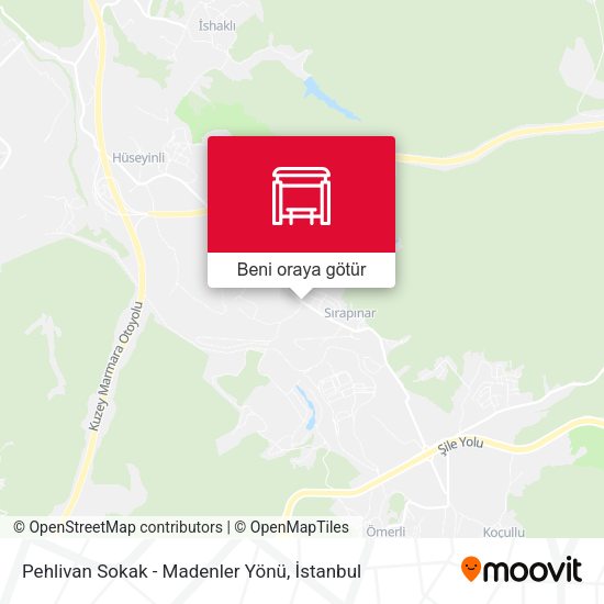 Pehlivan Sokak - Madenler Yönü harita