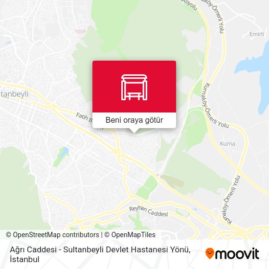 Ağrı Caddesi - Sultanbeyli Devlet Hastanesi Yönü harita
