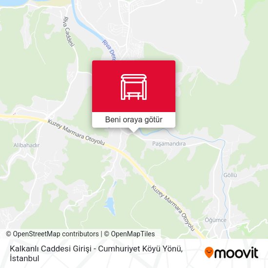 Kalkanlı Caddesi Girişi - Cumhuriyet Köyü Yönü harita