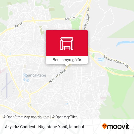 Akyıldız Caddesi - Nişantepe Yönü harita