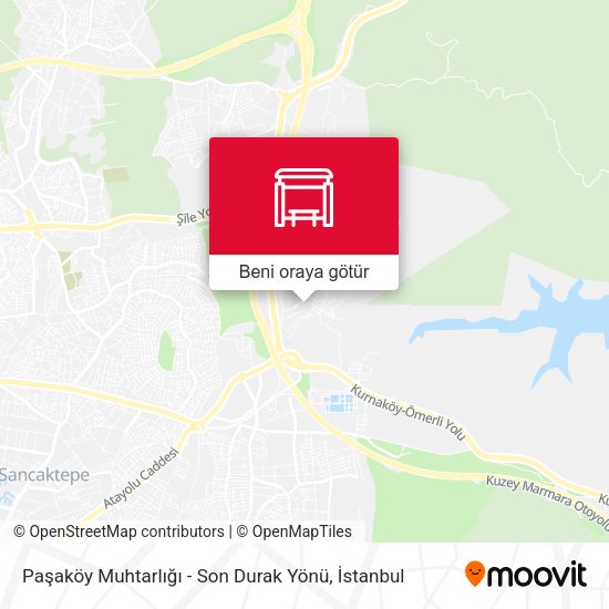 Paşaköy Muhtarlığı - Son Durak Yönü harita