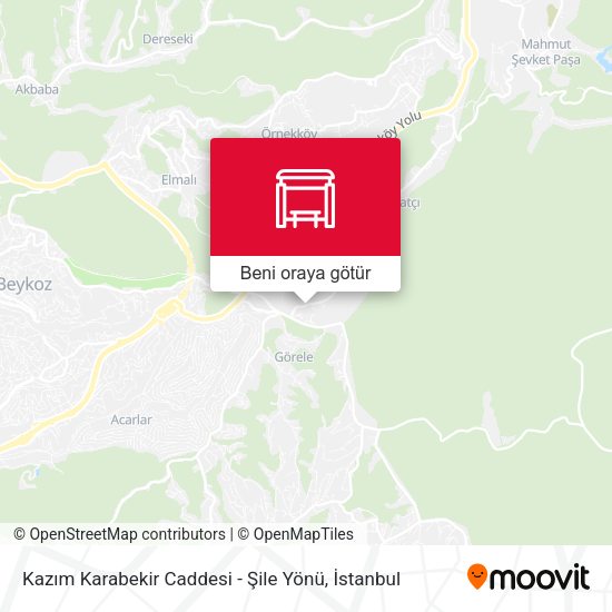 Kazım Karabekir Caddesi - Şile Yönü harita