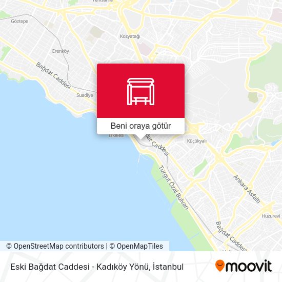Eski Bağdat Caddesi - Kadıköy Yönü harita