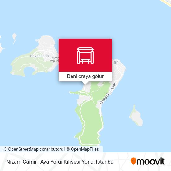 Nizam Camii - Aya Yorgi Kilisesi Yönü harita