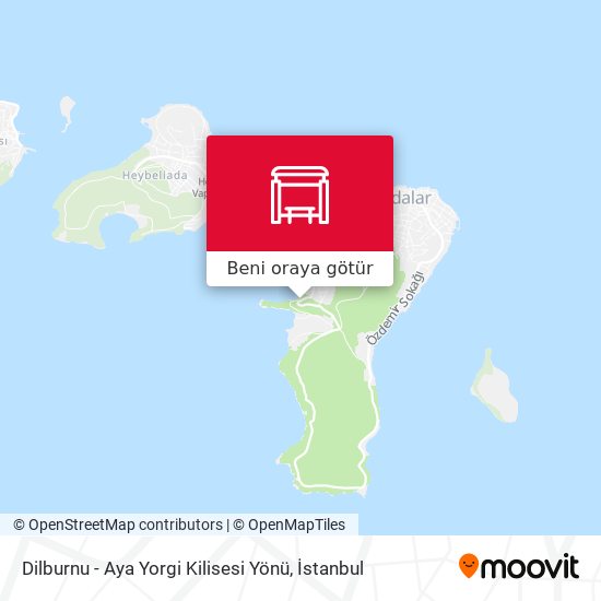 Dilburnu - Aya Yorgi Kilisesi Yönü harita