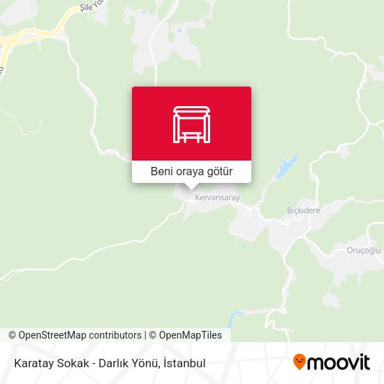 Karatay Sokak - Darlık Yönü harita
