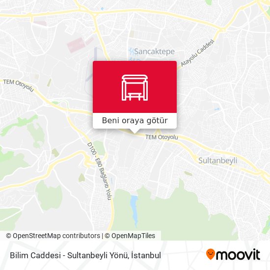 Bilim Caddesi - Sultanbeyli Yönü harita