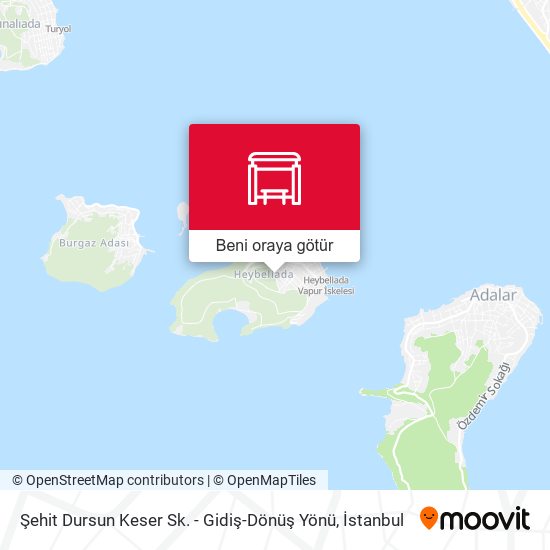 Şehit Dursun Keser Sk. - Gidiş-Dönüş Yönü harita
