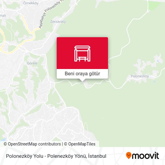 Polonezköy Yolu - Polenezköy Yönü harita
