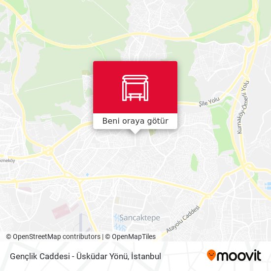 Gençlik Caddesi - Üsküdar Yönü harita