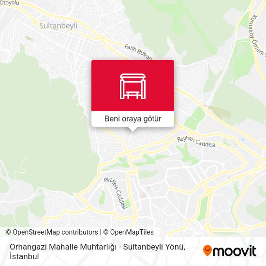 Orhangazi Mahalle Muhtarlığı - Sultanbeyli Yönü harita