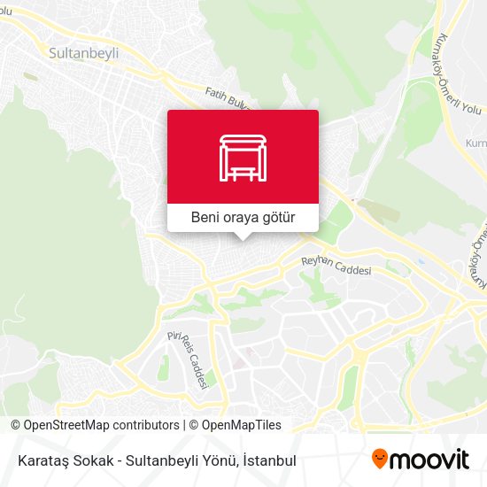 Karataş Sokak - Sultanbeyli Yönü harita