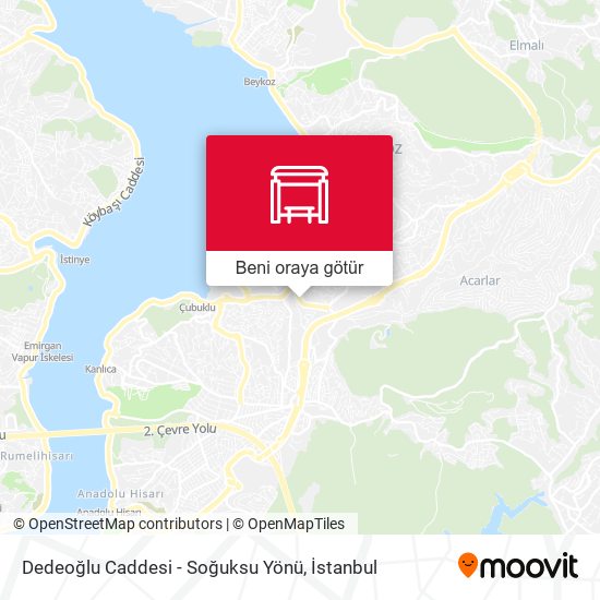 Dedeoğlu Caddesi - Soğuksu Yönü harita