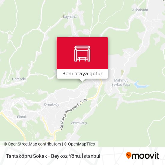 Tahtaköprü Sokak - Beykoz Yönü harita
