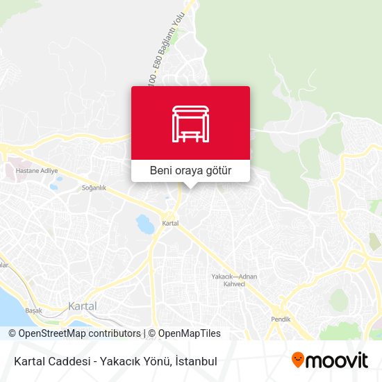 Kartal Caddesi - Yakacık Yönü harita