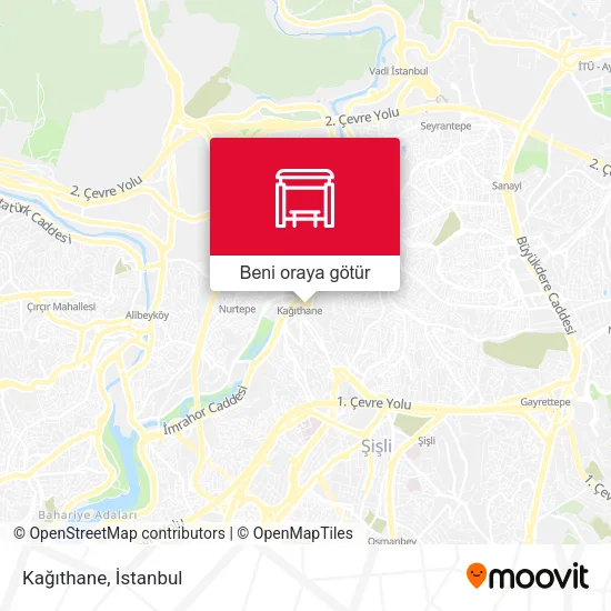 Kağıthane harita
