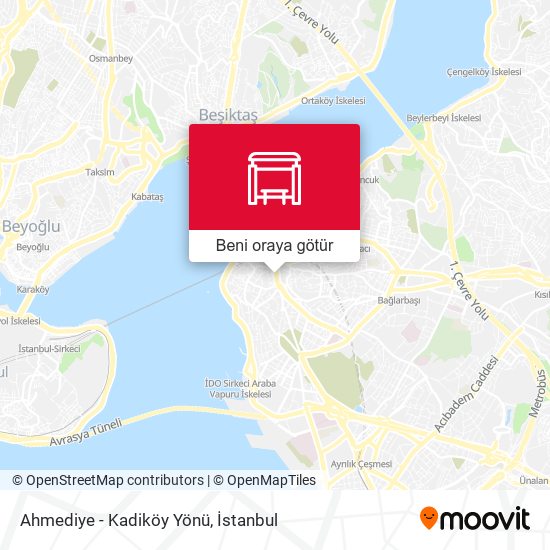 Ahmediye - Kadiköy Yönü harita