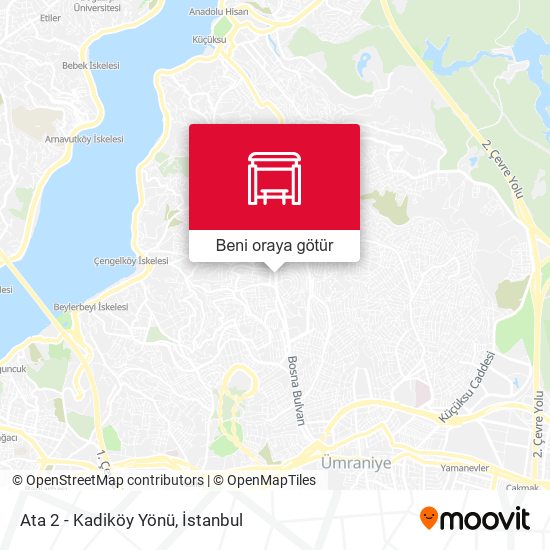 Ata 2 - Kadiköy Yönü harita