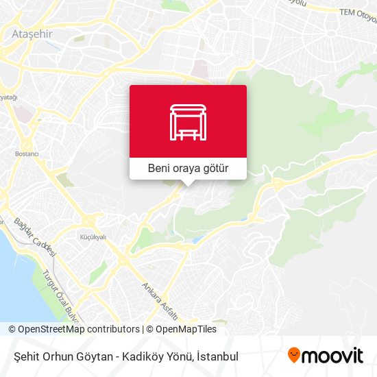 Şehit Orhun Göytan - Kadiköy Yönü harita