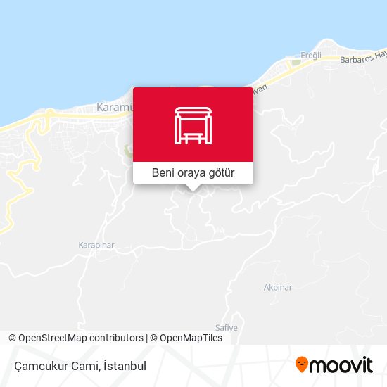 Çamcukur Cami harita