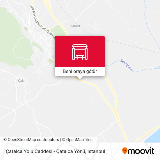 Çatalca Yolu Caddesi - Çatalca Yönü harita