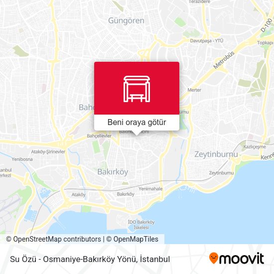 Su Özü - Osmaniye-Bakırköy Yönü harita