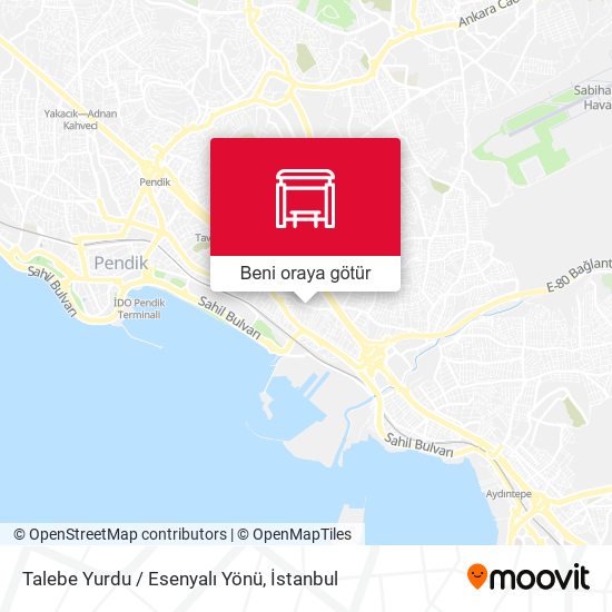 Talebe Yurdu / Esenyalı Yönü harita