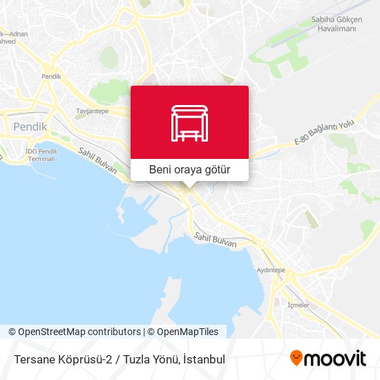 Tersane Köprüsü-2 / Tuzla Yönü harita