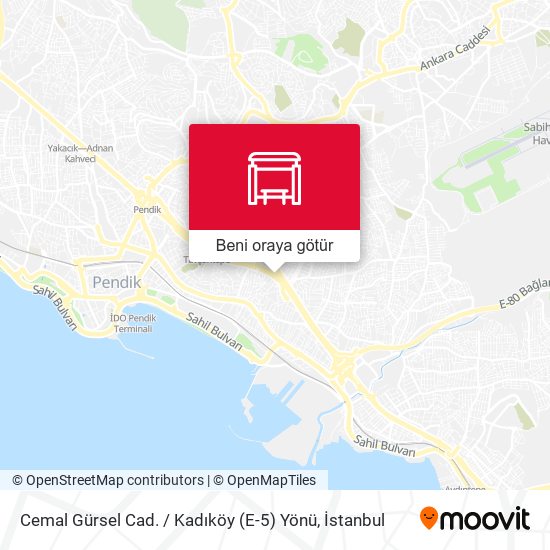 Cemal Gürsel Cad. / Kadıköy (E-5) Yönü harita