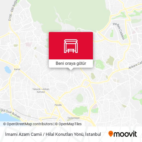 İmami Azam Camii / Hilal Konutları Yönü harita