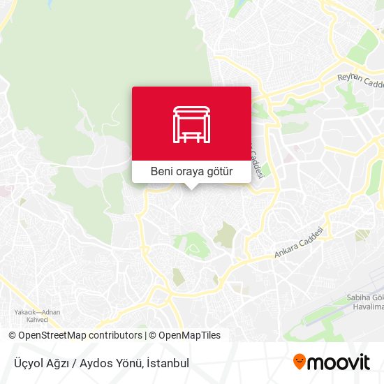 Üçyol Ağzı / Aydos Yönü harita