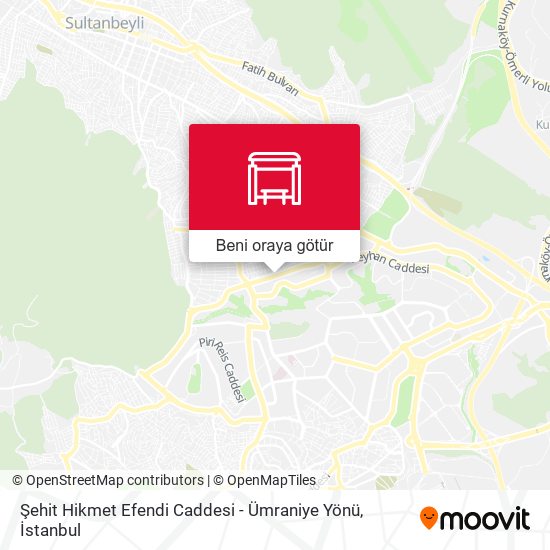 Şehit Hikmet Efendi Caddesi - Ümraniye Yönü harita