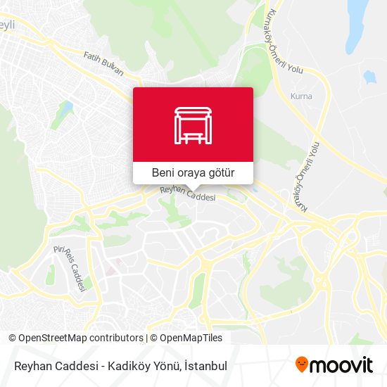 Reyhan Caddesi - Kadiköy Yönü harita