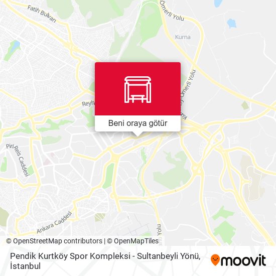 Pendik Kurtköy Spor Kompleksi - Sultanbeyli Yönü harita