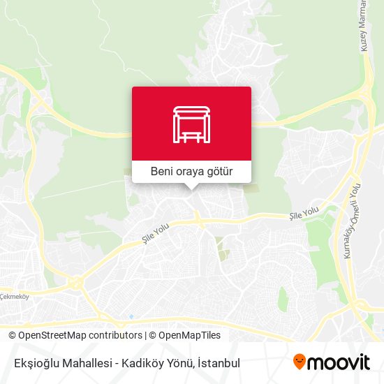Ekşioğlu Mahallesi - Kadiköy Yönü harita