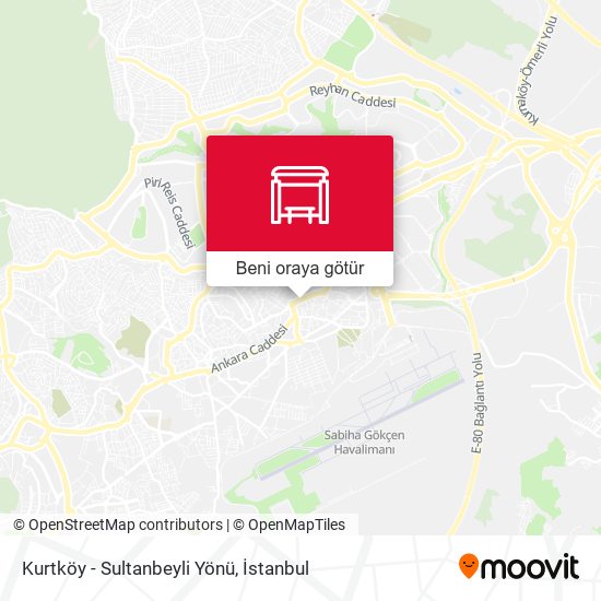 Kurtköy - Sultanbeyli Yönü harita