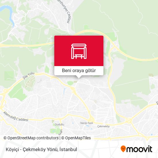 Köyiçi - Çekmeköy Yönü harita