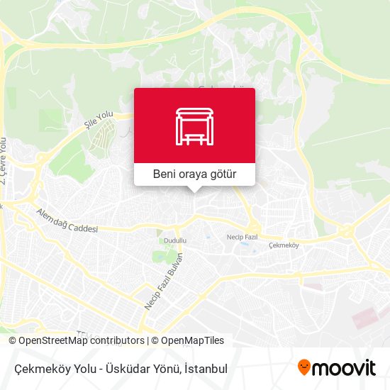 Çekmeköy Yolu - Üsküdar Yönü harita
