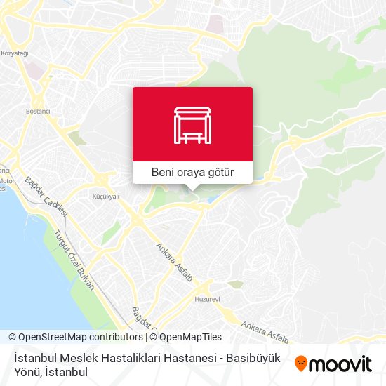 İstanbul Meslek Hastaliklari Hastanesi - Basibüyük Yönü harita