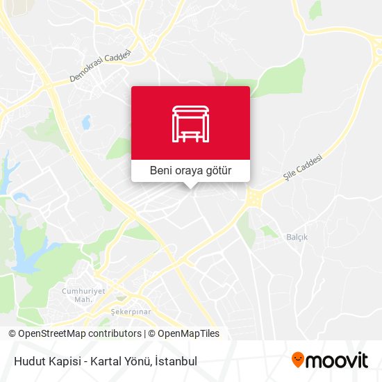 Hudut Kapisi - Kartal Yönü harita