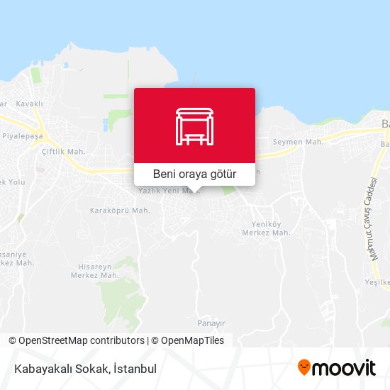 Kabayakalı Sokak harita